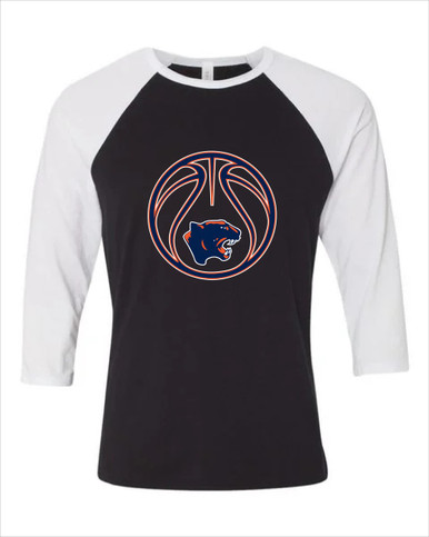 Oswego Panthers Basketball #2 Women's Baseball T-Shirt