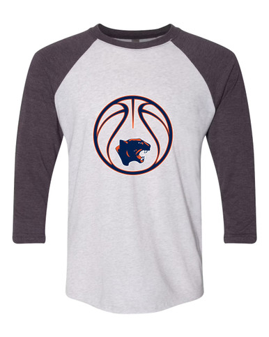 Oswego Panthers Basketball #2 Men's Baseball T-Shirt