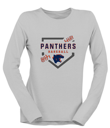 Oswego Panthers Baseball #2 Women's LS T-Shirt