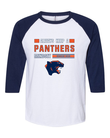 Oswego Panthers Mindset Men's Baseball T-Shirt