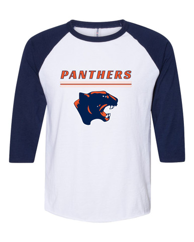 Oswego Panthers Mascot #8 Women's Baseball T-Shirt