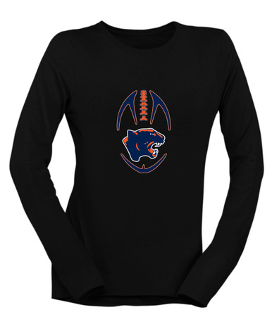 Oswego Panthers Football #4 Women's Premium LS T-Shirt