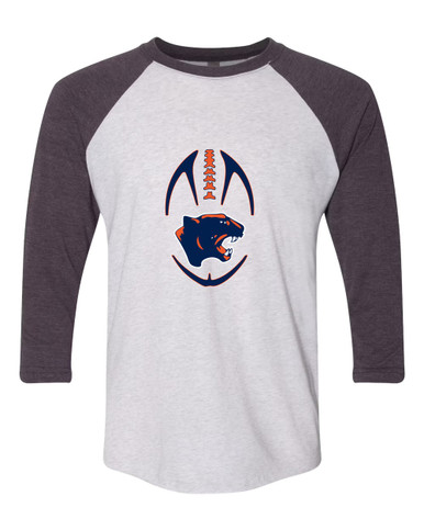 Oswego Panthers Football #4 Men's Baseball T-Shirt