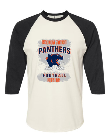 Oswego Panthers Football #6 Men's Baseball T-Shirt