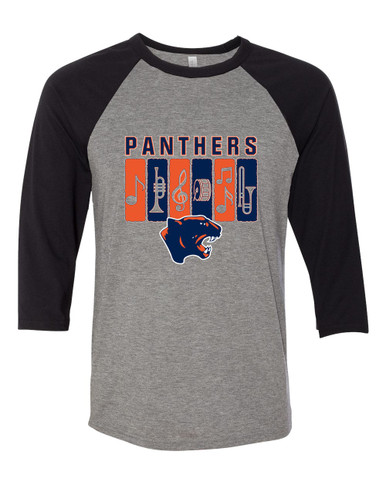 Oswego Panthers Band # 2 Women's Baseball T-Shirt