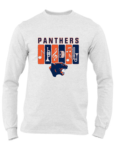 Oswego Panthers Band # 2 Men's LS T-Shirt