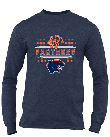 Oswego Panthers Band # 3 Men's LS T-Shirt