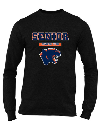 Oswego Panthers Senior #2 Men's LS T-Shirt