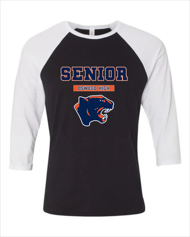 Oswego Panthers Senior #2 Men's Baseball T-Shirt