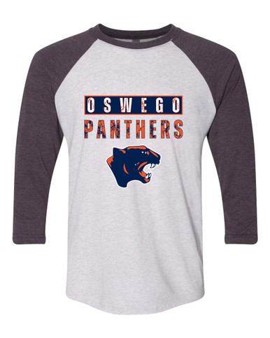 Oswego Panthers Mascot #9 Women's Baseball T-Shirt