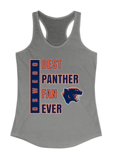 Oswego Panthers Best Panther Fan Women's Tank Top