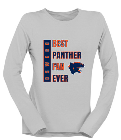 Oswego Panthers Best Panther Fan Women's LS T-Shirt