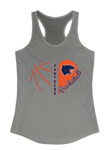 Oswego Panthers Heart Basketball Women's Tank Top