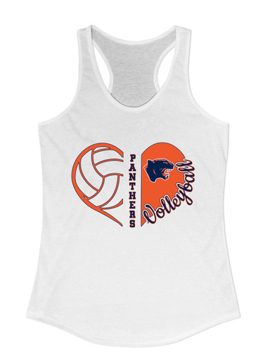 Oswego Panthers Heart Volleyball Women's Tank Top