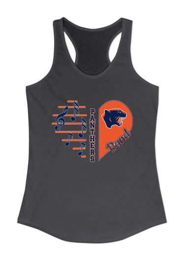 Oswego Panthers Heart Band Women's Tank Top