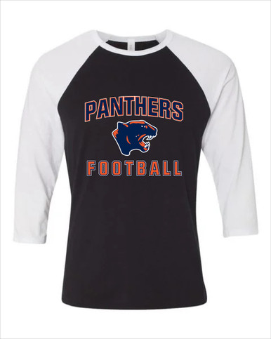 Oswego Panthers Football #1 Women's Baseball T-Shirt