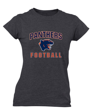 Oswego Panthers Football #1 Women's Premium SS T-Shirt