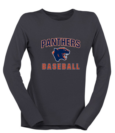 Oswego Panthers Baseball #1 Women's Premium LS T-Shirt