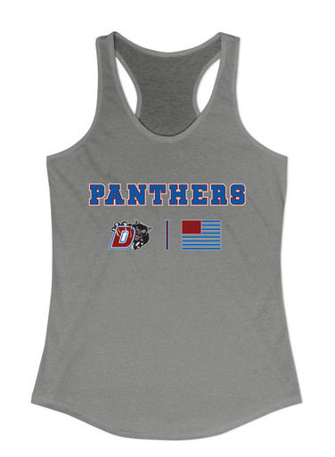 Duncanville Panthers Team Colors Flag Women's Tank Top