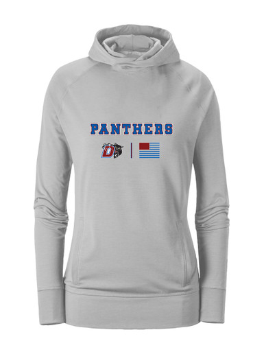 Duncanville Panthers Team Colors Flag Women's Hoodie