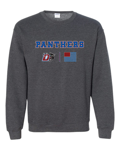 Duncanville Panthers Team Colors Flag Men's Sweatshirt
