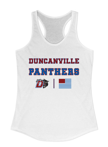 Duncanville Panthers Spirit Flag Women's Tank Top