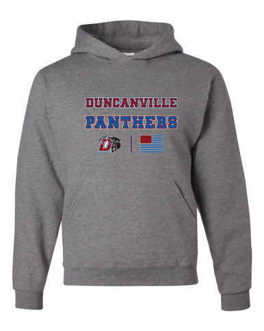 Duncanville Panthers Spirit Flag Men's Premium Hoodie