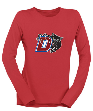 Duncanville Panthers Mascot #1 Women's Premium LS T-Shirt