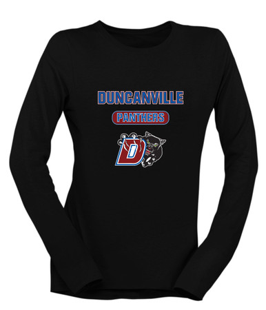 Duncanville Panthers Mascot #3 Women's Premium LS T-Shirt