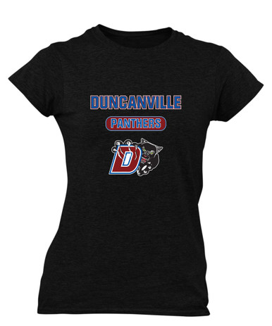 Duncanville Panthers Mascot #3 Women's Premium SS T-Shirt