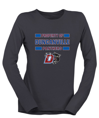 Duncanville Panthers Property Of Women's LS T-Shirt