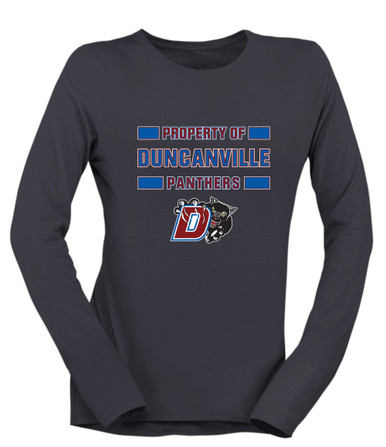 Duncanville Panthers Property Of Women's Premium LS T-Shirt