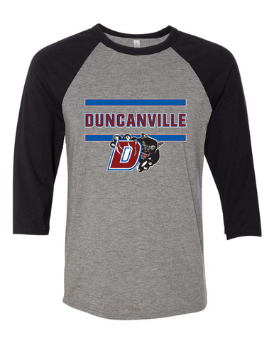 Duncanville Panthers Mascot #4 Women's Baseball T-Shirt