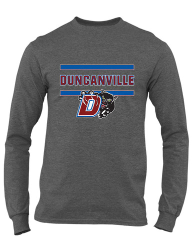 Duncanville Panthers Mascot #4 Men's Premium LS T-Shirt