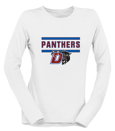 Duncanville Panthers Mascot #5 Women's LS T-Shirt