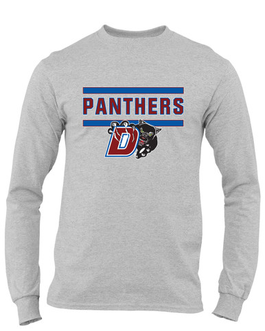 Duncanville Panthers Mascot #5 Men's LS T-Shirt