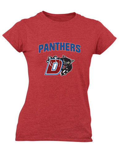 Duncanville Panthers Mascot #6 Women's Premium SS T-Shirt