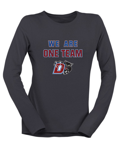 Duncanville Panthers We Are One Team Women's LS T-Shirt