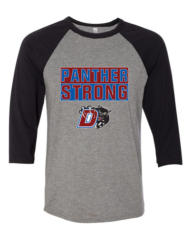Duncanville Panthers Strong #1 Men's Baseball T-Shirt