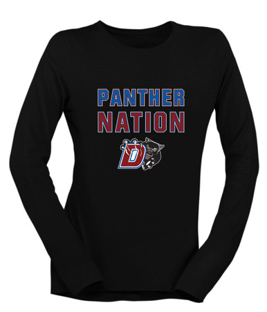 Duncanville Panthers Nation #2 Women's Premium LS T-Shirt