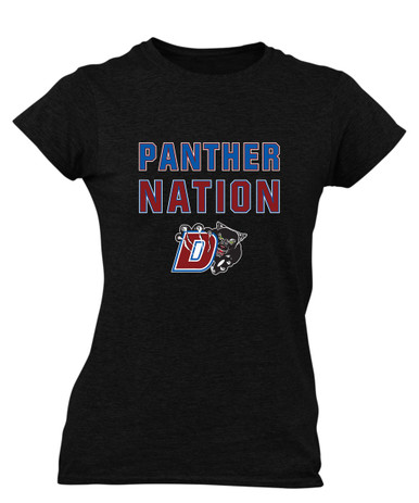 Duncanville Panthers Nation #2 Women's Premium SS T-Shirt