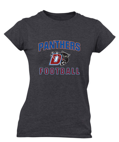 Duncanville Panthers Football #1 Women's Premium SS T-Shirt
