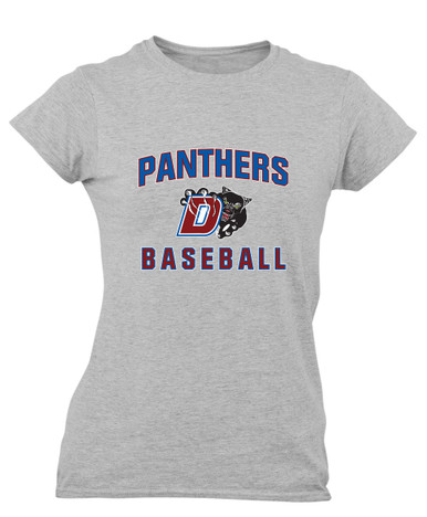Duncanville Panthers Baseball #1 Women's SS T-Shirt