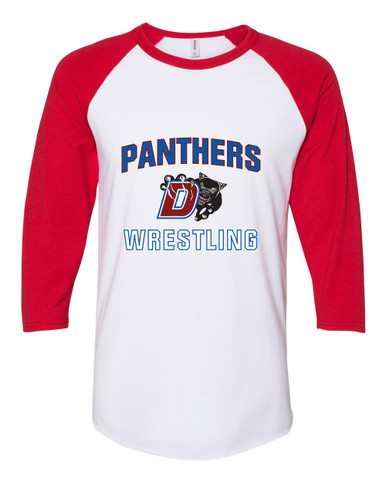 Duncanville Panthers Wrestling Men's Baseball T-Shirt