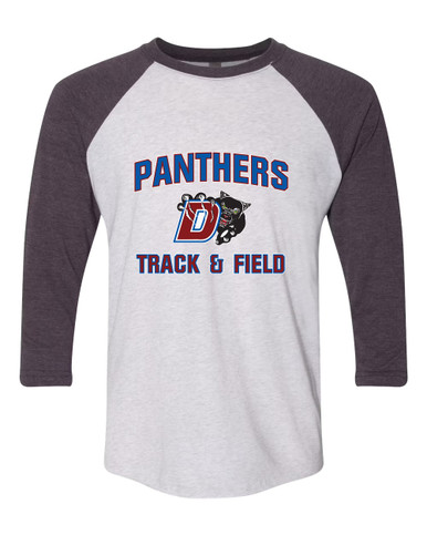 Duncanville Panthers Track & Field Men's Baseball T-Shirt