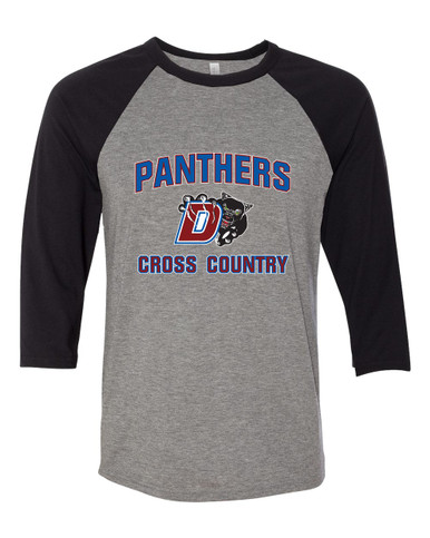 Duncanville Panthers Cross Country Men's Baseball T-Shirt