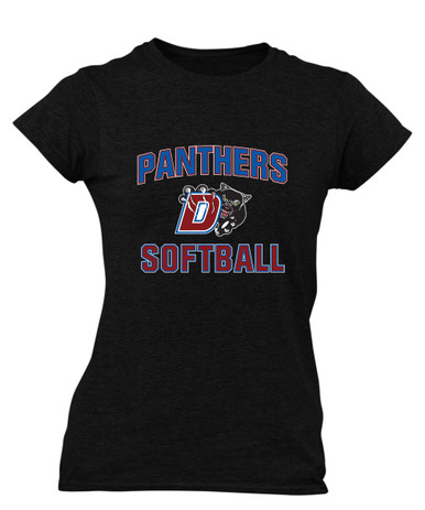 Duncanville Panthers Softball #1 Women's Premium SS T-Shirt