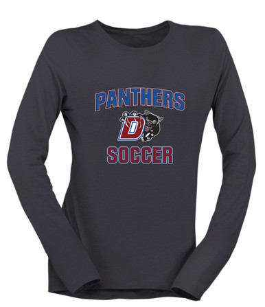 Duncanville Panthers Soccer #1 Women's Premium LS T-Shirt