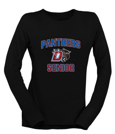 Duncanville Panthers Senior #1 Women's LS T-Shirt