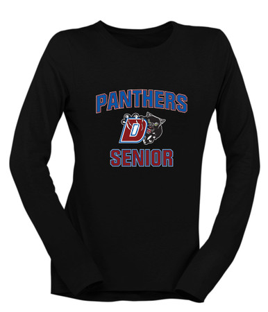 Duncanville Panthers Senior #1 Women's Premium LS T-Shirt